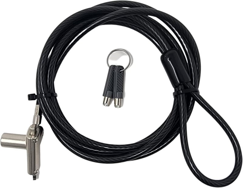 Sendt 3 in 1 Black Notebook/Laptop Lock for Kensington, Nano, and Wedge Security Slots - Image 2